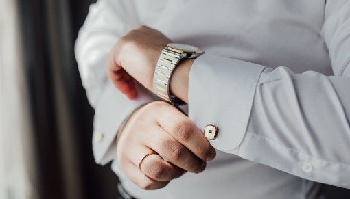 Ring watch cufflink